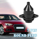 Universal 24V 7 Pin EU Round Socket Plug Connector Adapter for Trailer Auto
