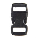 50 x Plastic Closure Click Closure Plug Closers Black