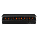Non-slip Car Luminous Temporary Parking Phone Number Card Auto Park Stop Plate