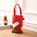 Felt Xmas Packing Candy Handbag Santa Claus Gift Pendant Party Decor (C) A