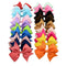 20pcs Girls Lovely Bowknot Hairclip Performance Headwear for Birthday Gift