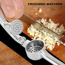 Stainless Steel Garlic Press Crusher Ginger Squeezer Mincer Kitchen Cooking Tool