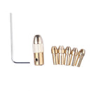 5pcs/Set 0.5-3mm Small Electric Drill Bit Collet Micro Twist Drill Chuck
