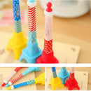 1x Eiffel Tower Stereo Tower creative stationery design ballpoint pen liau