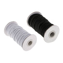 2 Spool 6mm Wide Elastic Bungee Cord Band Flat Knitting Sewing Stretch 21m