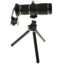 Universal Phone Camera Zoom Lens Kit Clip on Optical Telescope Black 15X