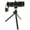 Universal Phone Camera Zoom Lens Kit Clip on Optical Telescope Black 15X