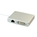 Usb 3.0 Hub To 4K Hdmi Vga Dvi Rj45 10/100/1000 Gigabit Ethernet Lan 4 In 1