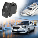 Car Marine Boat Yacht Truck Blue LED Backlit DOME LIGHT Rocker Switch 3-Pin