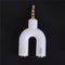 3.5mm Stereo Splitter Audio to Micphone Headset Jack Plug Adapter For Phone BX