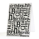 Christmas Words Plastic Embossing Folder for Scrapbook DIY Album Card