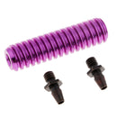 1/8 RC Nitrol Engine Fuel Tank Air Cooler Back Pressure Metal Purple for HSP