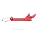 Aluminum Alloy Beer Bottle Opener Keychains Can Opener Keyring Claw Bar Tool