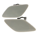 1 Pair Car Front Bumper Headlight Headlamp Washer Jet Covers Cap Unpaint for BMW