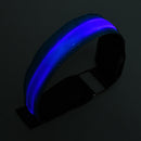 LED Safety Reflective Strap Shine Armband for Running blue
