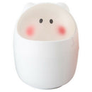 Mini Waste Bin Desktop Garbage Basket Cleaning Barrel Creative Small Desk O