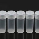 10Pc Plastic Sample Bottle 5ml Test Tube Mini Bottle Vials Storage Container New