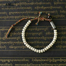Tibetan Buddhist Braided Lucky Knot Bracelet Natural Beads Handmade Men Gifts_AU