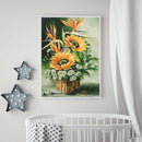 Flower 5D DIY Full Round Drill Diamond Painting Embroidery Kit Craft (B882)
