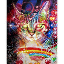 5D DIY Full Drill Diamond Painting Novelty Cat Cross Stitch Embroidery Kits