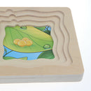 Kids Puzzle Game, Butterfly Growing Story Family Game Activity, 4 Layer