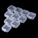 50pcs Earplugs Container Craft Organiser square shape Box Storage Plastic box LJ