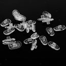 25 pairs Silicone Reading Eyeglass Sunglasses Spectacles Push On Nose Pads