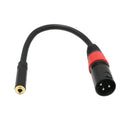 20cm XLR Male Jack Male To 3.5mm Jack Female Microphone Cable Stereo Cable Made