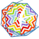 12 Flags 3.2m Rainbow Wavy Party Wedding Pennant Bunting Banner Decor