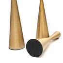 Conical Candlestick, Metal, Hourglass Shape, Suitable for Standard Candlest