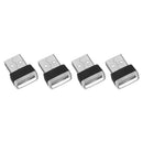 4pcs Mini USB LED Car Ambient Light Auto Interior Lighting Decorative Lamp A