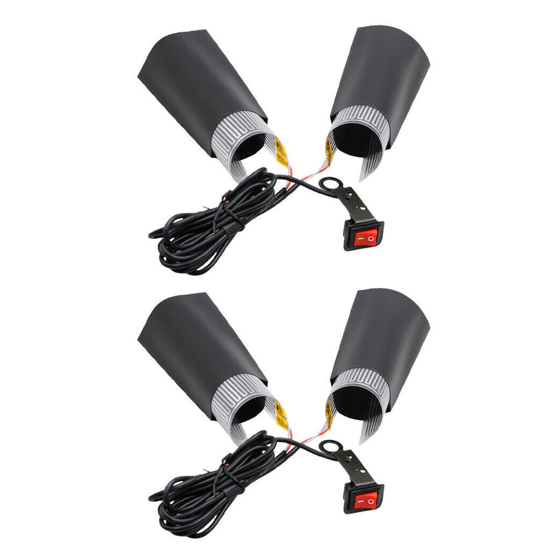 2x Motorcycle ATV Snowmobile Heated Pads Hot