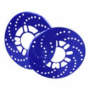 Universal Car Dark Blue Aluminum Alloy Brake Disc Trim 2pcs