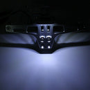 1X(Cnc Frame Motorcycle License Number Plate Holder Bracket With Led Light
