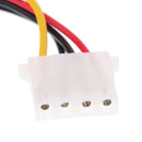 SATA 15pin Male to LP4 Pin Female Power Drive Adapter Cable 16cm Connector