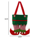 Christmas Elf Candy Bags Velvet Santa Claus Bags Festival Party Decor (B)