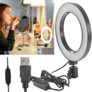 Dimmable 5500K 64 LED Camera Ring Light Photo Phone Video Selfie Annular Lamp