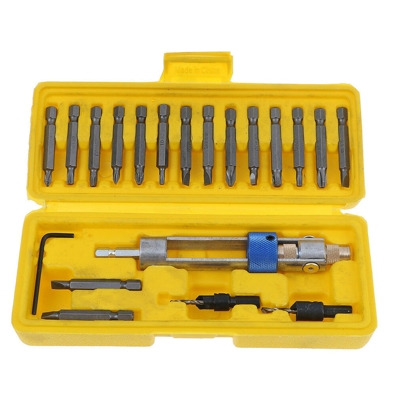 20pcs/Set Half Time Drill High Speed Screwdriver Head 20 bits Drill Driver Bo BX