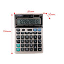 Gtttzen Large Button 12-Bit Display Calculator Ct-7700 Abs Dual Power Suppl Q5E1