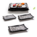 Serving Tray Drinks Snacks Bar Party Tray Black A 20.7x13cm