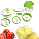 Quick Dicer Vegetable Cutter Set Stainless Steel Chopper Slicer Carrot PotaS Hn