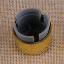 Golden Wheel Lug Bolt Nut Cap Cover Fit For VW Touareg 2003-2016 7L6601173A