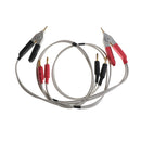 2x LCR Meter Low Resistance Clip Leads Banana Plug For Terminal Kelvin Test 3C