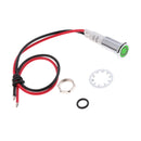 12V 10mm Green LED Indicator Lamp Light Dash Panel for Car Truck Motorcycle