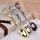 10pcs Retro Shape Handle Coffee Spoon Tea Dessert Soup Condiment Scoop