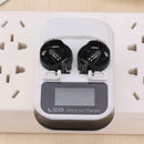 3.6V LCD EU Plug Recharging LIR2016/LIR2025/LIR2032 Button Battery Charger A