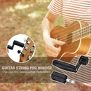 2-in-1 Guitar String Winder Bridge Pin Remove Peg Puller Electric Drill Bit