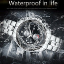 Nary Men Watches Quartz Black Analog Watch Men Casual Leather Business Wate M4B9
