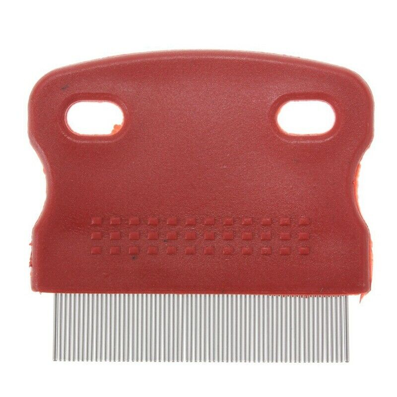 5X(Dog brush dog comb flea comb lice comb nit comb fur comb pet comb groom S8T7)