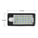 1pcs For Audi Q7 A3 S3 S4 B6 A6 C6 A8 S8 LED License Number Plate Light Lamp